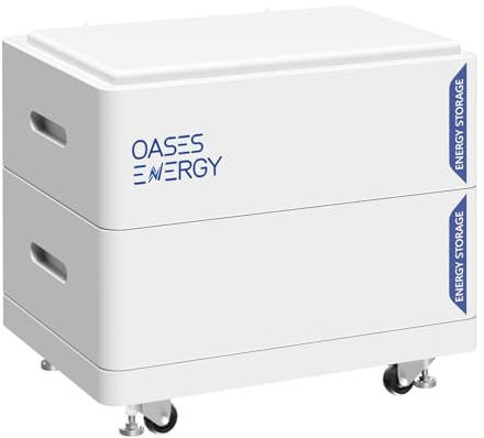 Oasesenergy LiFePO4 48V 200Ah Lithium Batterie (2Pack 100Ah) Smart BMS, Batterie intégrée 10Wh pour RV, Stockage Solaire, Stockage d'énergie pour la Maison Bateau, Camping