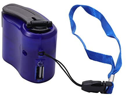 KONTONTY 1 Pc generatore manuale power bank di emergenza generatore di corrente a manovella caricatore portatile caricatore usb Alimentazione elettrica fonte di alimentazione da campeggio