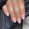 24pcs French False Nails Short - Almond Press on Nails - Pink Gradient Full Cover Acrylic Fake Nails - Acrylic Full Cover Nails for Women and Girls DIY Manicure Decorations