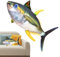 Thunfisch-Plüschspielzeug, Simulationsplüschkissen - Plüschkissen, bequemes Plüschtier, Schlafkissen aus PP-Baumwolle für und Erwachsene, Kuschelkissen, Jahresgeschenke