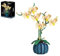 DzirePada Orchid Bonsai Building Blocks Set, 766PCS Artificial Flower Model Toys, Plant Collection Florid Building Blricks Kit, Ideas Gifts for Kids Adults and Office Home Decor(2173)