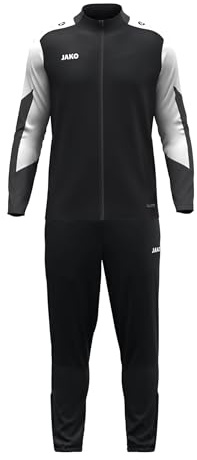 Jako Unisex polyesterdräkt Dynamic, svart/vit/antracit, S