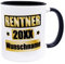 Rentner 2025 2026 20xx Tasse Becher Jahr und Namen zum Rentenbeginn Ruhestand Männer Glückwunsch zur Rente Abschied Geschenk Mann Kollege Renteneintritt Geschenkidee Abschiedsgeschenk Keramik 330 ml