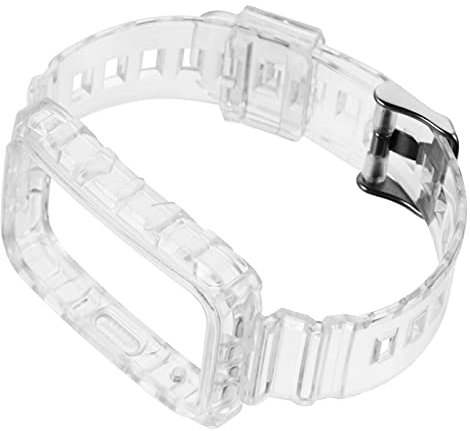 GALPADA Bracelet Transparent Compatible Montre Connectée Watch Fit Souple pour Sport Accessoire Élégant pour Hommes