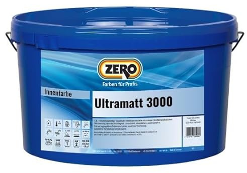 Zero Ultramatt 3000 weiß 12,5 l (Reinweiß ca. RAL 9010)