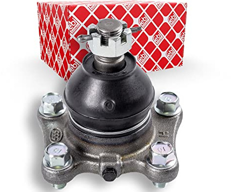 febi bilstein 43088 Traggelenk mit Kronenmutter und Splint, 1 Stück | Kompatibel mit: TOYOTA 4 RUNNER II, 4 RUNNER III, HILUX V Pick-up, HILUX VI Pick-up