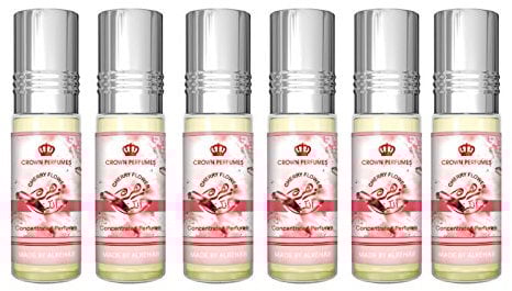 Cherry Flower Perfume Oil - 6 x 6ml by Al Rehab