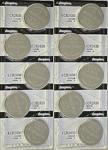 Energizer 1 X 10x Energizer CR2430 (ECR2430BP) Lithium Coin 3v Button Cell battery