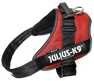 Julius-K9, IDC Powergeschirr, Größe: 3XL / 4, Bordeaux-Braun