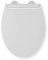 Croydex Sit Tight Ullswater Toilet Seat, White, 44.5 x 36 x 5 cm