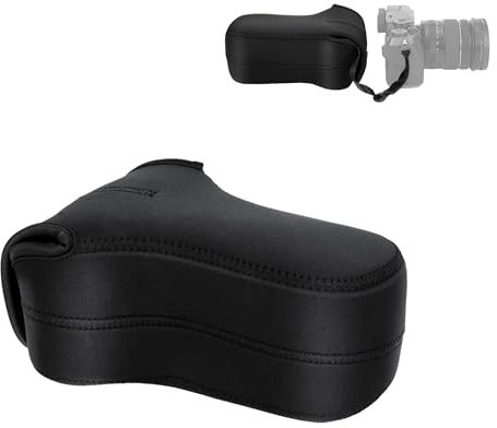 JJC Housse Etui Appareil Photo pour Fuji FujifilmX-M5 X-T30 X-T20 X-T10 X-T100 XE4 XE3 + XF 18-55mm f2.8-4/XF 16mm f1.4/XF 23mm f1.4/XF 50mm f2, Canon EOS R50V M50 M5 M6 II + EF-M 15-45mm/ 18-55mm