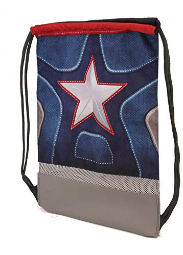 Karactermania Captain America Suit-sacca Storm Zusatztasche, 48 cm, Mehrfarbig (Multicolour)