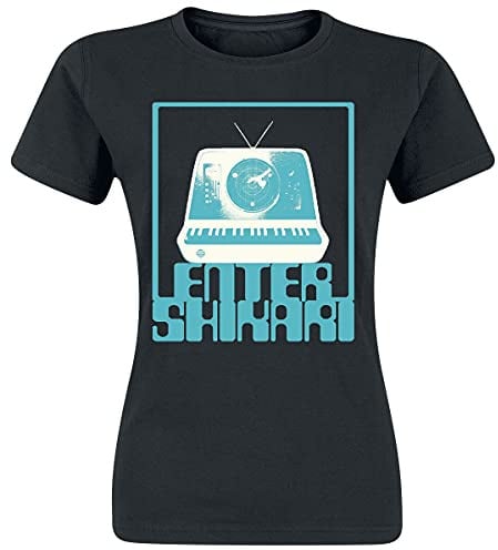 Enter Shikari Synth Square Women T-Shirt Black L, 100% Cotton, Regular