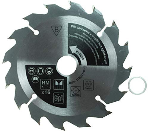 Dedra H14016 Lame de scie circulaire en acier 140 x 16 x 20 mm avec bague de réduction de 200 mm à 160 mm