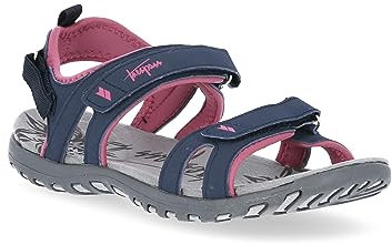 Trespass Femme Serac Chaussure de Marche, Rose poudré Bleu Marine, 37 EU