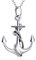 YAFEINI Kette Anker Kette Damen Silber 925,Retro Anker Anhänger Kette Damen Halskette Silber Schmuck kette für mädchen mutter tochter (Anker)