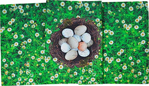 Sander Tischläufer Ostern grün bunt 48 x 140 cm Digitaldruck