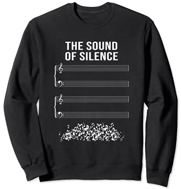 Musikblatt ohne Noten - The Sound of Silence Sweatshirt