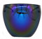 Oversized Huge Full Face Polarized Large Mirror Sunglasses, Stylish Full Cover Transparent Glasses Face Visor for Mouth and Nose PVC Plastic Clear Mask Face Shield Reusable,for Women Men (blue)