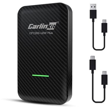 Carlinkit 3.0 CarPlay Wireless Adapter, Wireless Apple CarPlay Dongle for iPhone(iOS 10+), Plug and Play, Convert Factory Wired CarPlay to Wireless, Compatible with Cars from 2016
