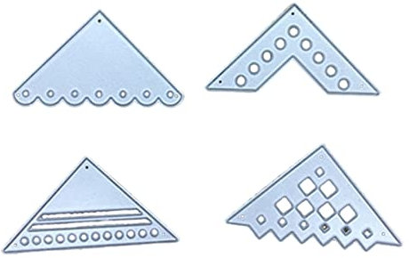 Selma. Spitze Winkel Ecke Metall Stanzformen Scrapbooking Schablone Stanzungen Karte Prägung DIY Fotoalbum Vorlage Form