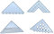 Selma. Spitze Winkel Ecke Metall Stanzformen Scrapbooking Schablone Stanzungen Karte Prägung DIY Fotoalbum Vorlage Form