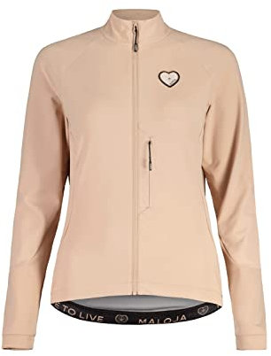 Maloja W Farnm. Jacke Pink - Gore-Tex Funktionelle Damen XFast Gore-Tex Infinium™ Bikejacke, Größe S - Farbe Bloom