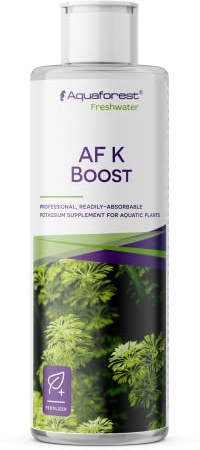 Aquaforest - AF K Boost (Freshwater) 250 ml - concime Professionale di potassio Facilmente assorbibile per Piante acquatiche