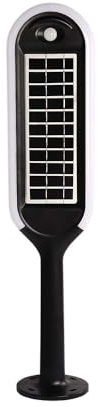 VT-945 5 W LED SOLAR BOLLARD LIGHT MIT FARBE: 3000 K-WHITE + BLACK BODY