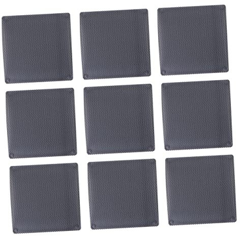Gatuida 20pcs Pc Cooler Fan Covers Fan Dust Covers for Computer Pvc Strainer 8cm Mesh for Pc Dust Protection