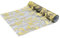 Tischläufer Schwarz Gold,Schwarz Gold Tischdecken Dekostoff,Tischband aus Organza,Polyester Tisch läufer Tischdeko für Advent Karneval Taufe Geburtstage Hochzeit zu besonderen Anlässen 28 cm×5M