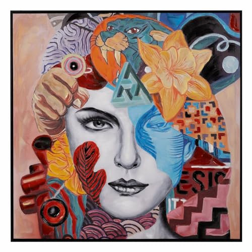 LOLAhome Handgemaltes Bild auf Leinwand 100 x 100 cm