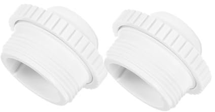 Sosoport 2pcs Pool Massage Pool Inlet Nozzle Spa Massage Nozzle Water Outlet Nozzle Pool Return Fittings Pool Return Jet Spa Stream Fitting Plastic Swimming Pool White Pool Supplies