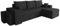 Mirjan24 Ecksofa Papani Cord, Eckcouch mit 2 Polsterhocker, Polsterecke mit Bettfunktion, L-Form Couch für Wohnzimmer, Sofa mit Bettkasten und Schlaffunktion, Wohnlandschaft (Poso 135)