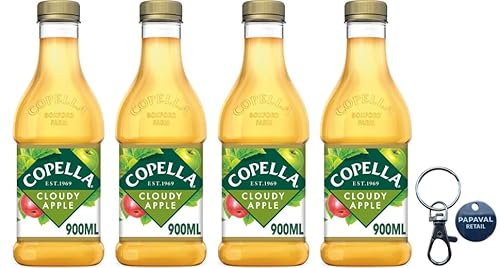 Copella Apple Juice Pack of 4 x 900ml with Key Ring