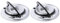 Saipor 2Pcs Angle Grinder Flange Nuts with 5/8-11 Inch Thread, Quick Change Grinder Flange Locking Nut Metal Angle Grinder Nut for Replacement/Fixing Cutting Discs
