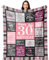 30th Birthday Gifts for Her, 30th Birthday Decorations for Women, Happy 30th Birthday Gifts for Women, 30 Year Old Birthday Gift, 1995 Birthday Decoration Blanket 150x130CM
