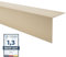 QUEST Profilé de Protection des Bords en PVC Rigide 100cm – Cornière d’Angle pour Mur ou Meuble – Finition de Coin Résistante – Beige, 50x50mm