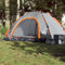 Tino Tech Campingzelt 5 Personen Outdoor Tent 300x300x185 cm Gruppenzelt Winddicht Familienzelt Festivalzelt Große Wurfzelte für Familie Trekkingzelt Polyester Grau