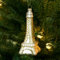 Amanman Glas-Weihnachtsschmuck 2024, goldener Eiffelturm-Dekor, geblasenes Glas, Paris-Ornament, Weihnachtsbaumschmuck (Gold)