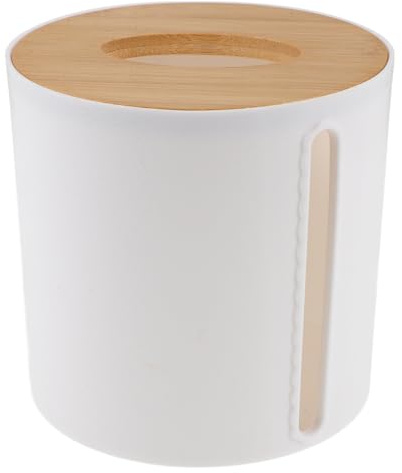 MAGICLULU Toilettenpapierbox, Bambusdeckel Toilettenpapierständer für WC | Moderner Toilettenpapierhalter Stehend Ohne Bohren, Klorollenhalter Aufbewahrung für Bad