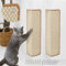 JanYoo 2 Stück Kratzmatte Katze, Kratzschutz Katzenkratzmatte Sisal Katzenkratzmatte Katzen Kratzteppich Kratzmatte Kratzbrett Wand für Schützt Teppiche und Sofas 60×25CM(Beige)