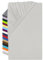 npluseins 1519.2192 Drap-housse en microfibre - Respirant et convient aux personnes allergiques - 80-90 x 190 cm - Argenté