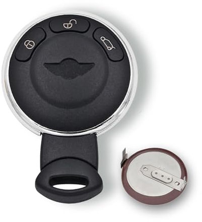 3 Buttons For Mini Key Fob Case with VL2020 Battery for 2007-2014 Mini Cooper Key Fob Cover Replacement