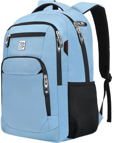 marcello 18 Zoll Laptop Rucksack Herren, Schulrucksack für Teenager Jungen | Großer Wasserdichter Reiserucksack, Anti-Diebstahl Arbeitsrucksack mit 15,6 Zoll Laptopfach für Reisen, Schule, Business