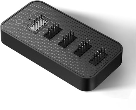 Ocypus Delta EU04 BK Hub USB 2.0 Interno,Espansione Hub USB PC a 4 Porte
