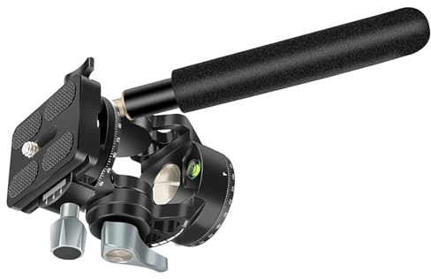 Tripod Fluid Drag Head Double Panorama Fluid With High Load Capacity And Wide Compatibility Panoramic