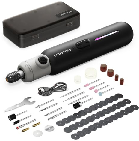 Brushless Cordless Rotary Tool kit, Mini Rotary Tool brushless Motor with up to 22,000 RPM and a 15,00mAh Large Capacity Battery, 65-piece Multifunctional Rotary Tool Set