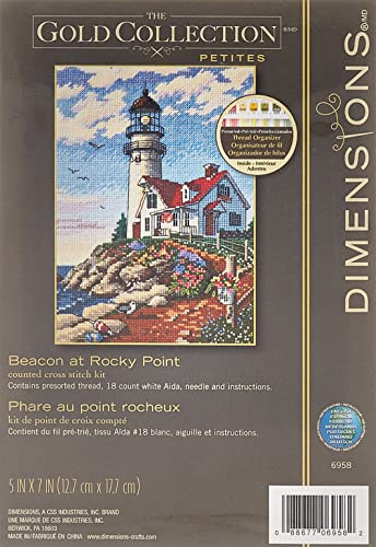 DIMENSIONS 6958 Beacon Rocky Point, Gold, 3.5 x 2 (8 cm x 5 cm)