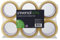 Heavy-Duty Box Sealing Tape, 2 x 55 yards, 3 Core, Clear, 6/Box